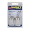 Master Magnetics Magnet Source 1.8 in. L X 1 in. W Silver Clip Magnetic Clips 3 lb. pull 2 pc 07219 - alternate 2